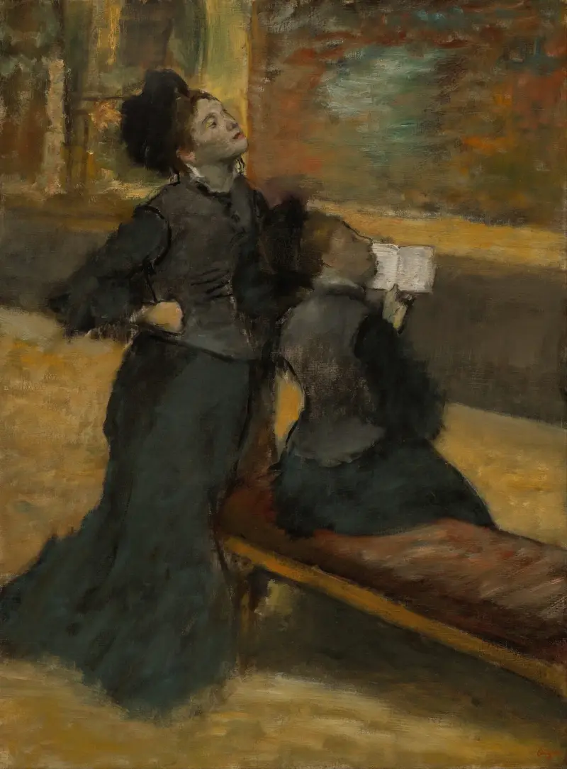 Museumsbesuch von Edgar Degas
