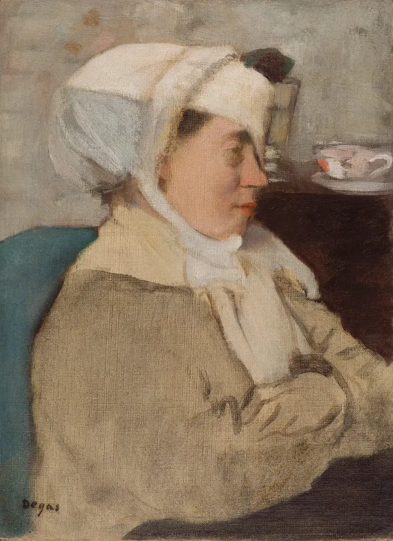 Woman with a Bandage av Edgar Degas