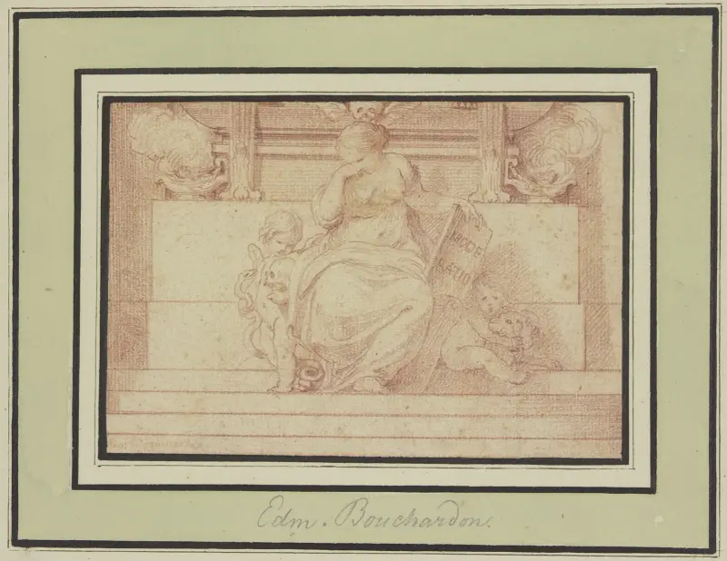 Allegorie der Mäßigung (‘Moderatio’) av Edmé Bouchardon
