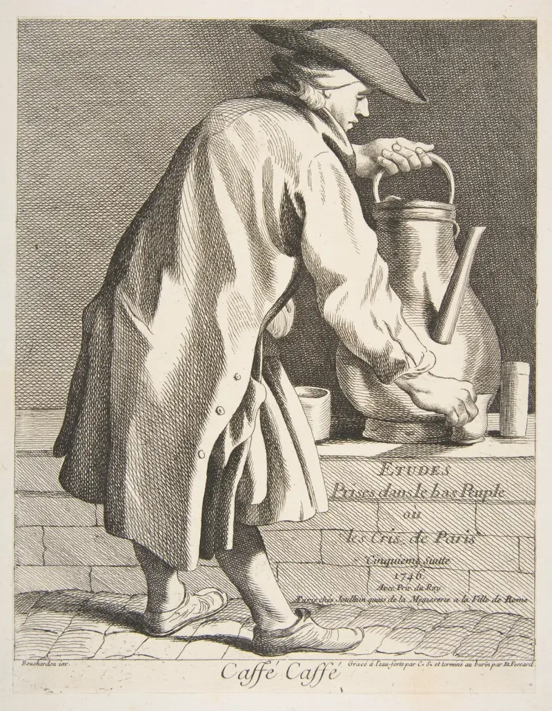 Kaffeehändler von Edmé Bouchardon