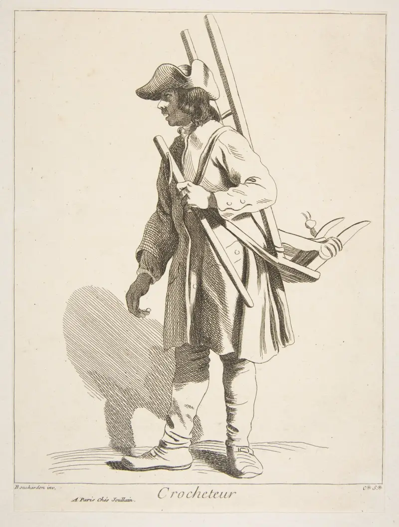 Eisenwarenhändler von Edmé Bouchardon