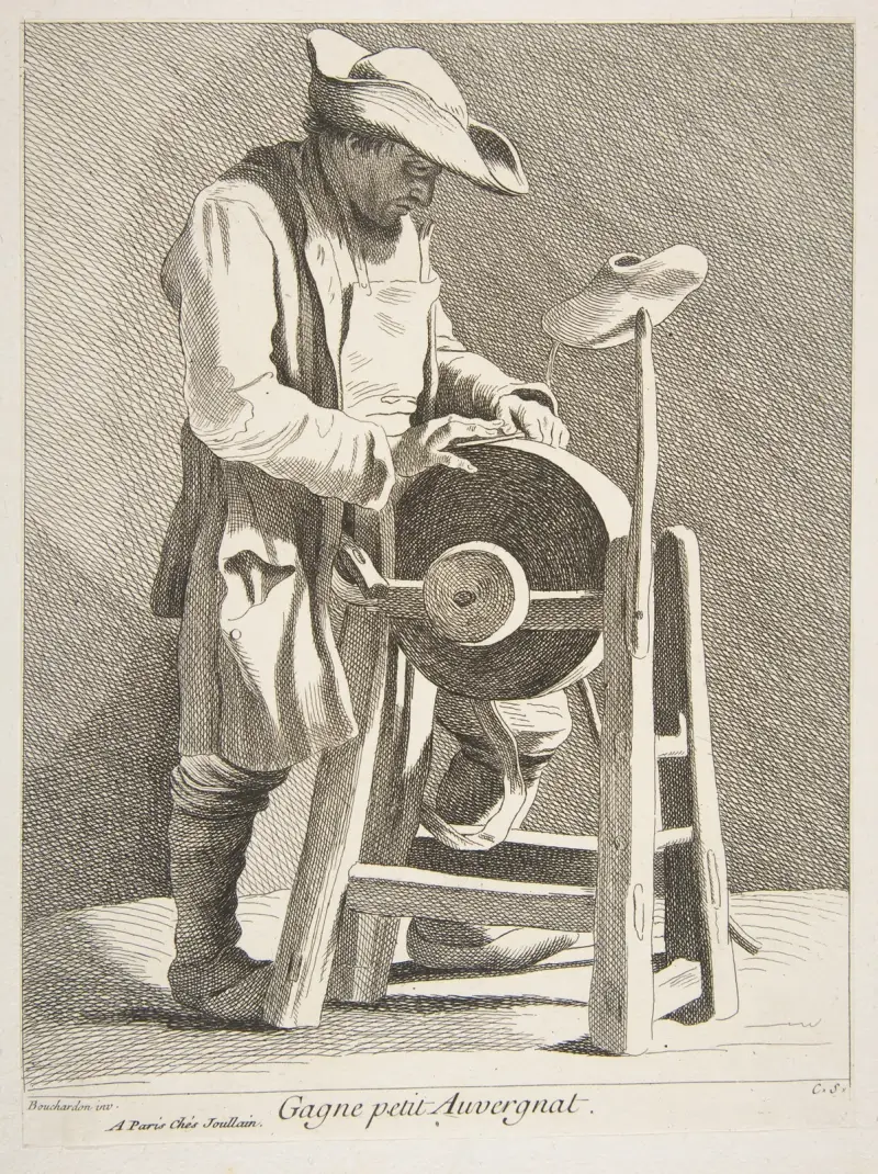 Der Messerschleifer von Edmé Bouchardon
