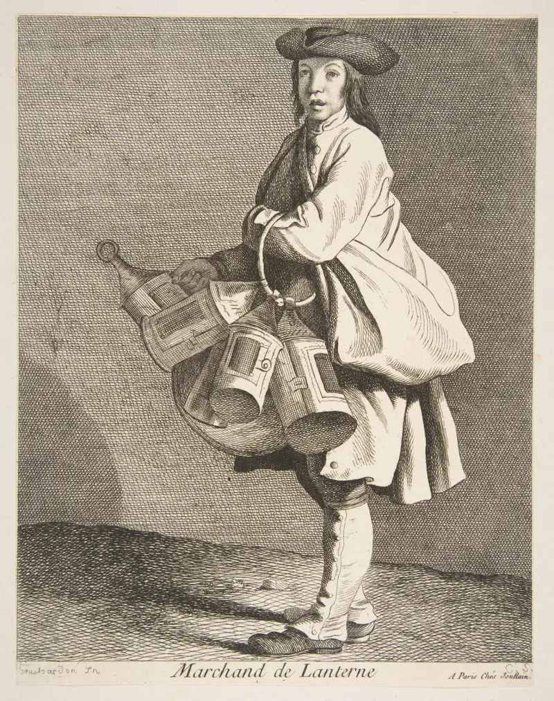 Der Laternenanzünder von Edmé Bouchardon