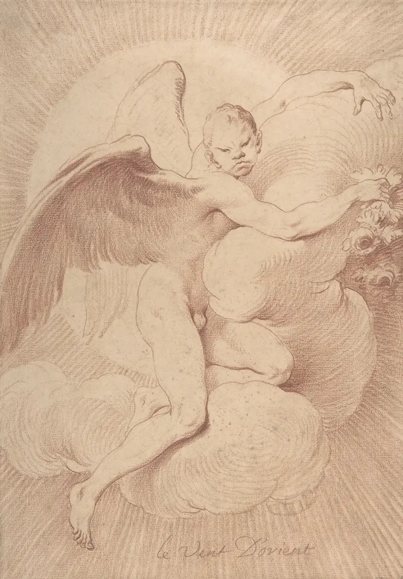 Der Ostwind von Edmé Bouchardon