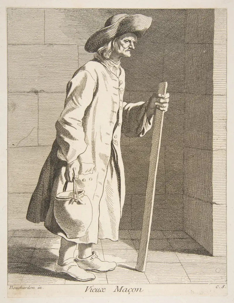 Alter Maurer von Edmé Bouchardon
