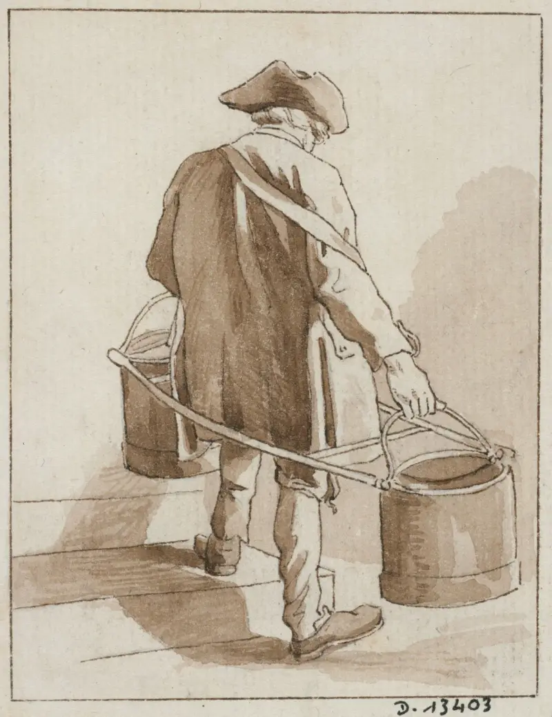 Der Wasserträger von Edmé Bouchardon