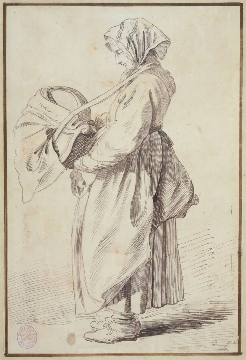 Savoyarde vielleuse von Edmé Bouchardon