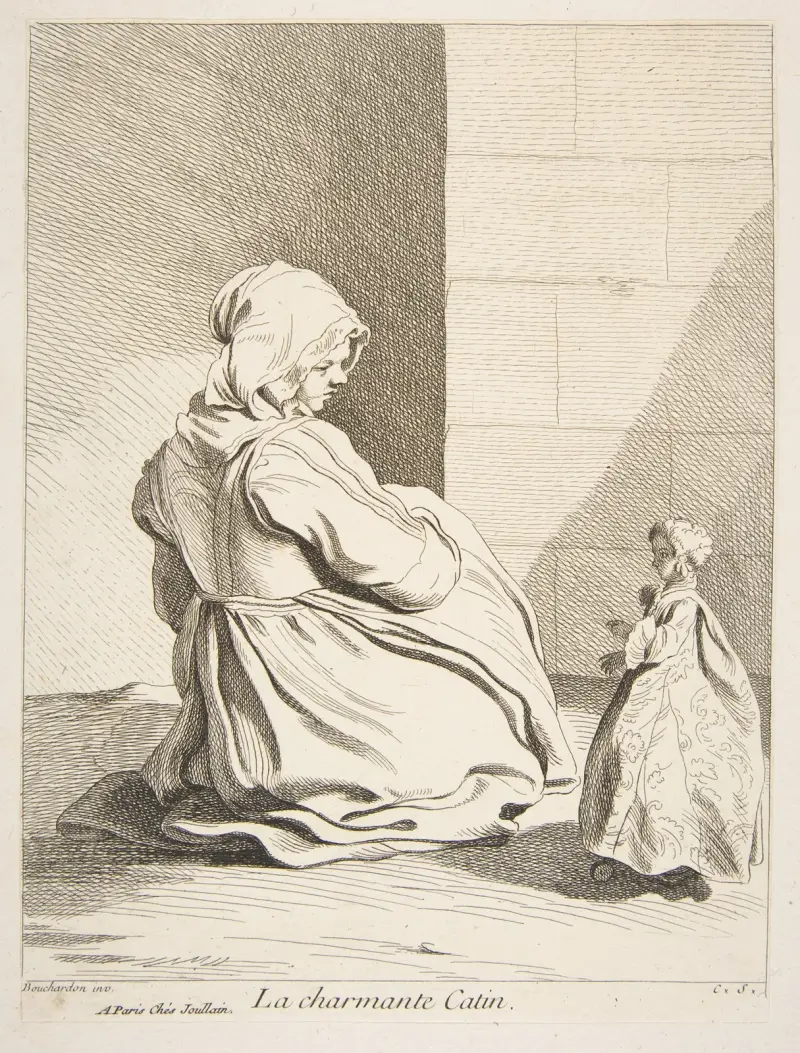 Die reizende Puppe von Edmé Bouchardon