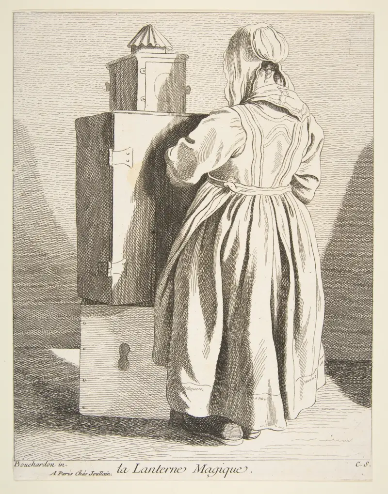 Laterna magica, Edmé Bouchardon