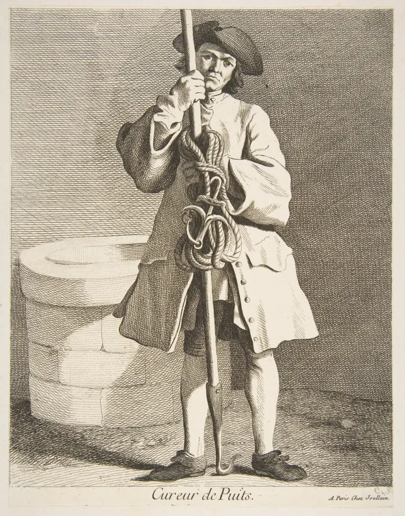 Brunnenreiniger von Edmé Bouchardon