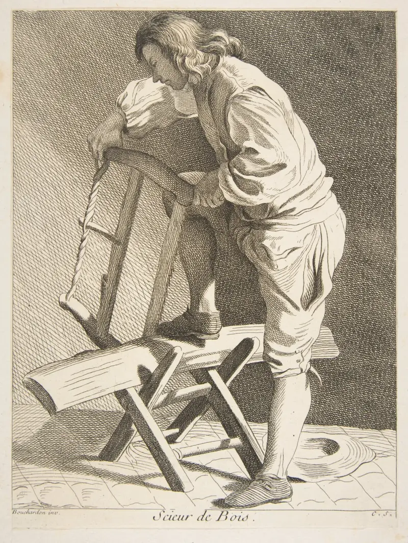 Der Holzfäller von Edmé Bouchardon
