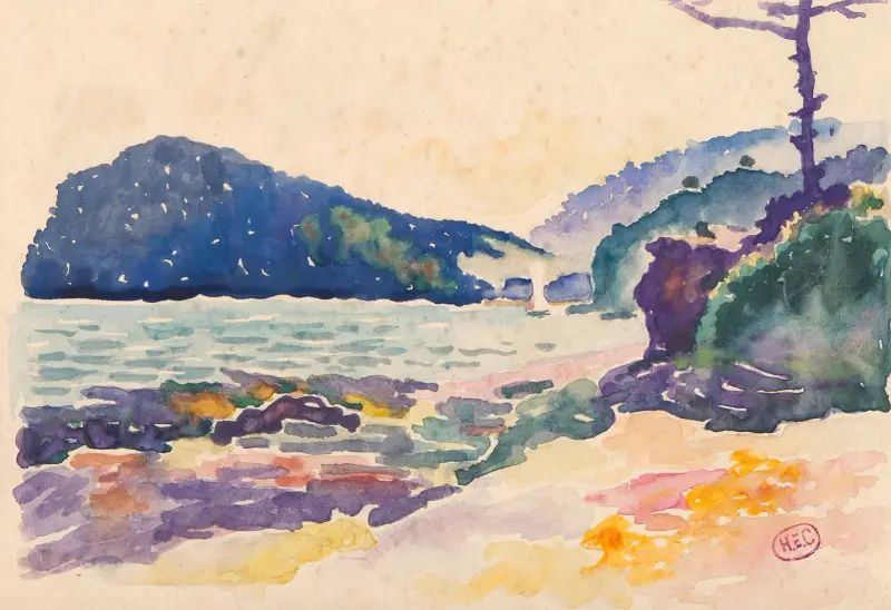 Etude pour le Cap Nègre av Henri-Edmond Cross
