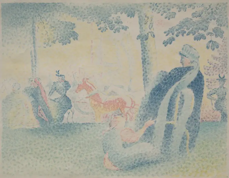 Im Park von Henri-Edmond Cross