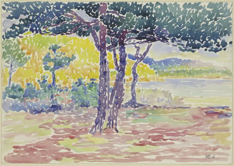 Meeresgestade (südl. Frankreich) von Henri-Edmond Cross