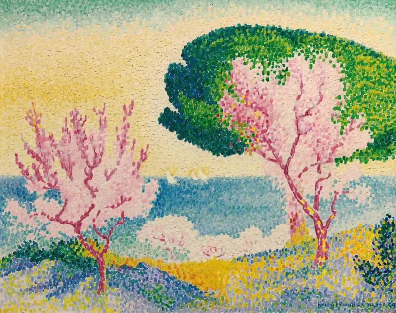 Rosa Frühling von Henri-Edmond Cross