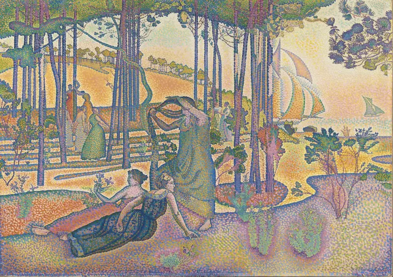 Die Abendluft von Henri-Edmond Cross