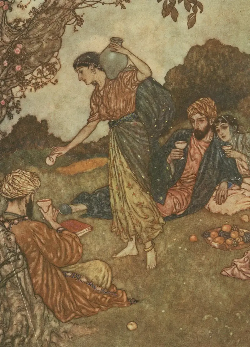 Och i ditt glada ärende nå platsen av Edmund Dulac