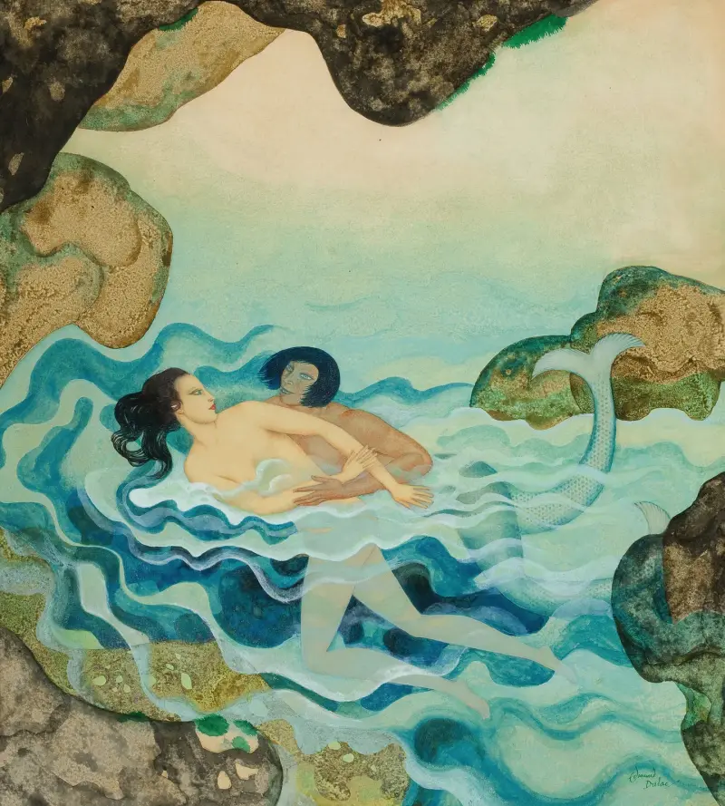 Myths the Ancients Believed – Glaucus and Scylla av Edmund Dulac