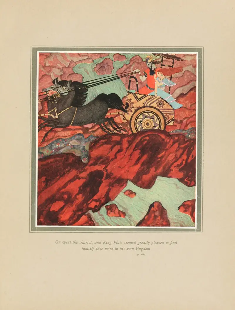 On went the chariot, and Ning Tinto seemed greatly pleased… av Edmund Dulac