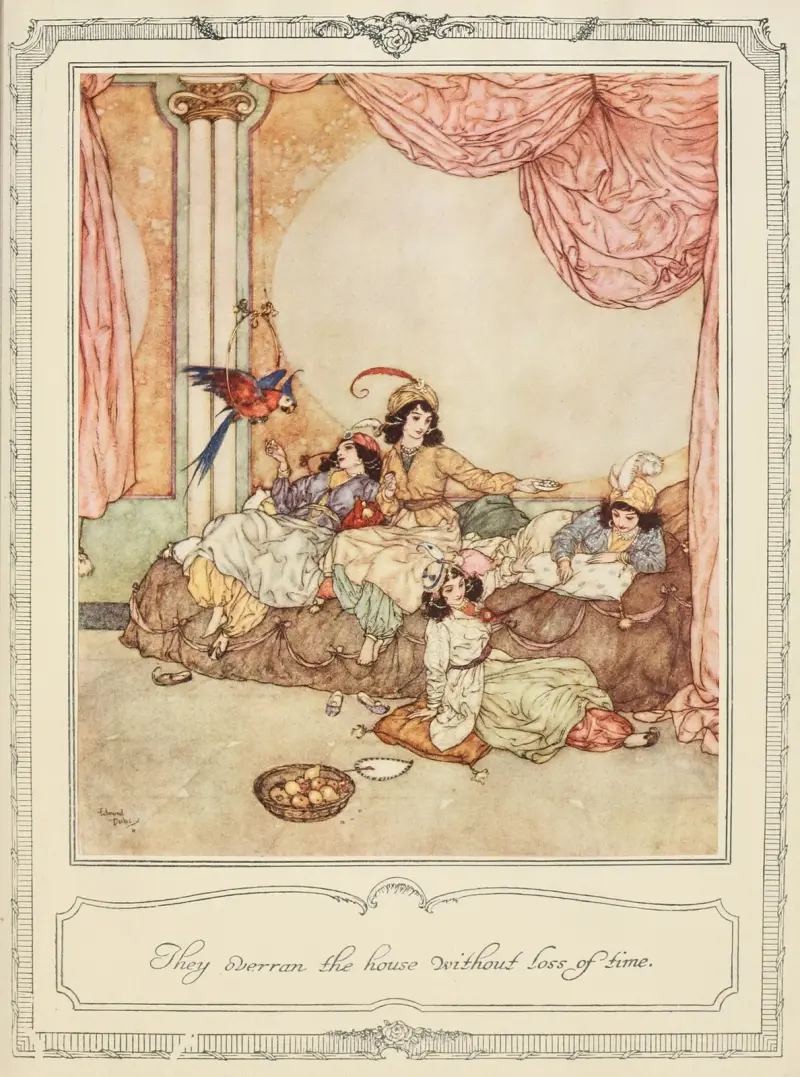 They overran the house without loss of time, 1910 – Nr. 1 von Edmund Dulac