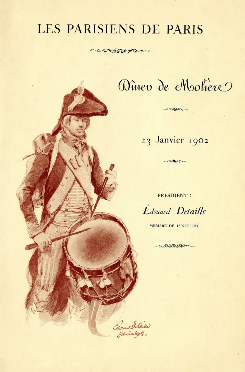 Kolacja Moliera, Jean-Baptiste Édouard Detaille
