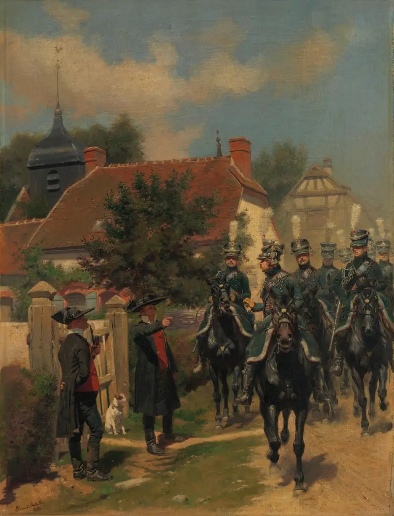 Gendarmes d’Ordonnance von Jean-Baptiste Édouard Detaille