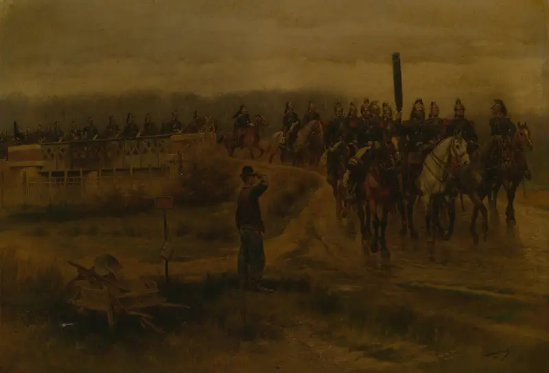 Mitt gamla regemente av Jean-Baptiste Édouard Detaille