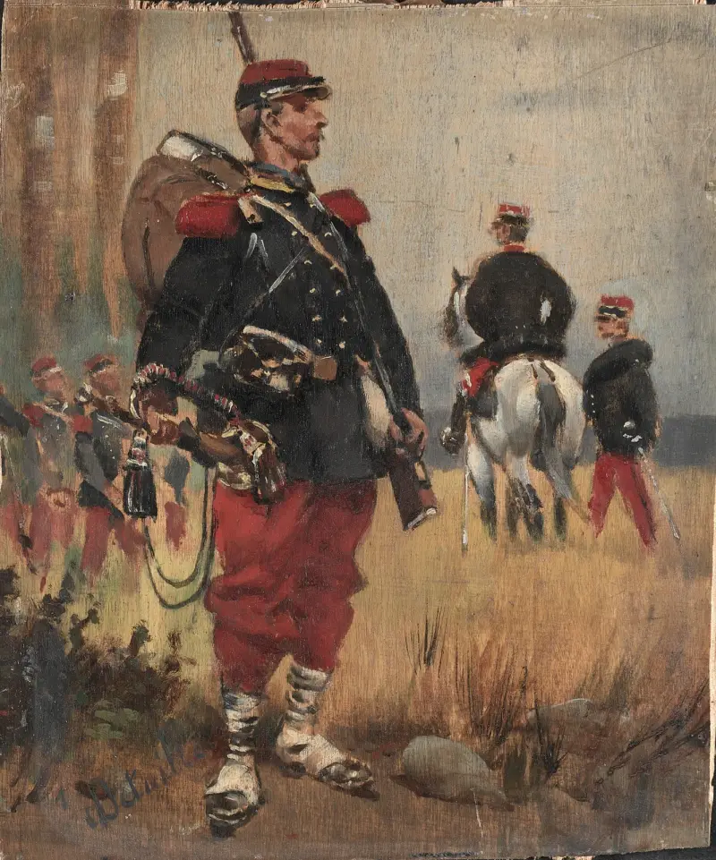 Soldaten von Jean-Baptiste Édouard Detaille