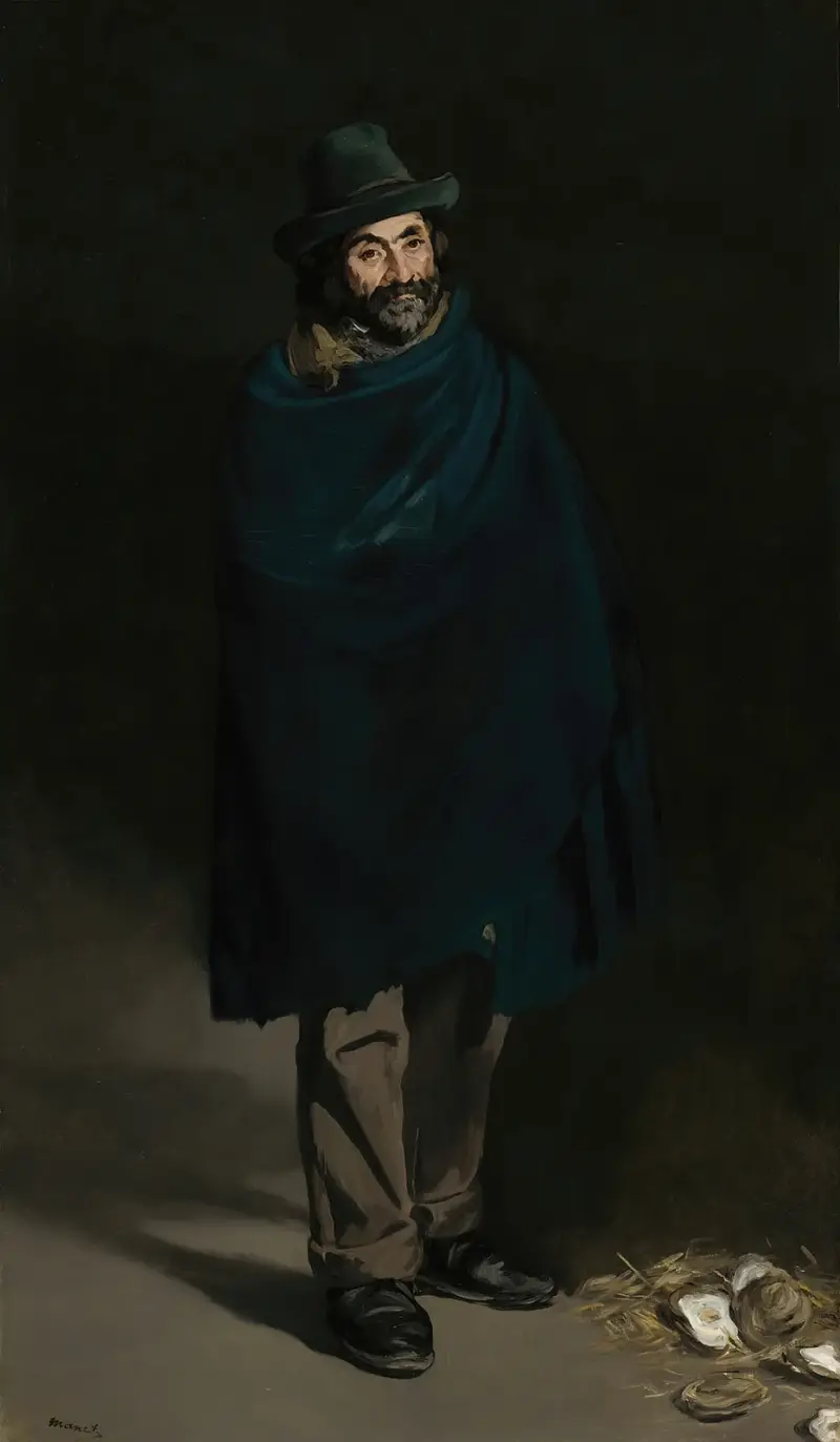 Żebrak z ostrygami (Filozof), Édouard Manet
