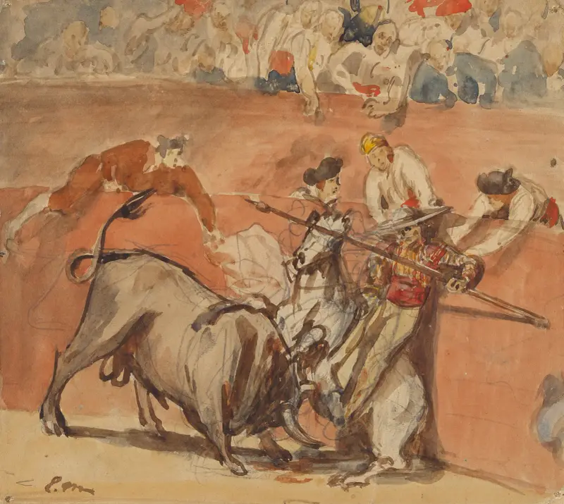 Walka byków, 1865 – Nr. 1, Édouard Manet