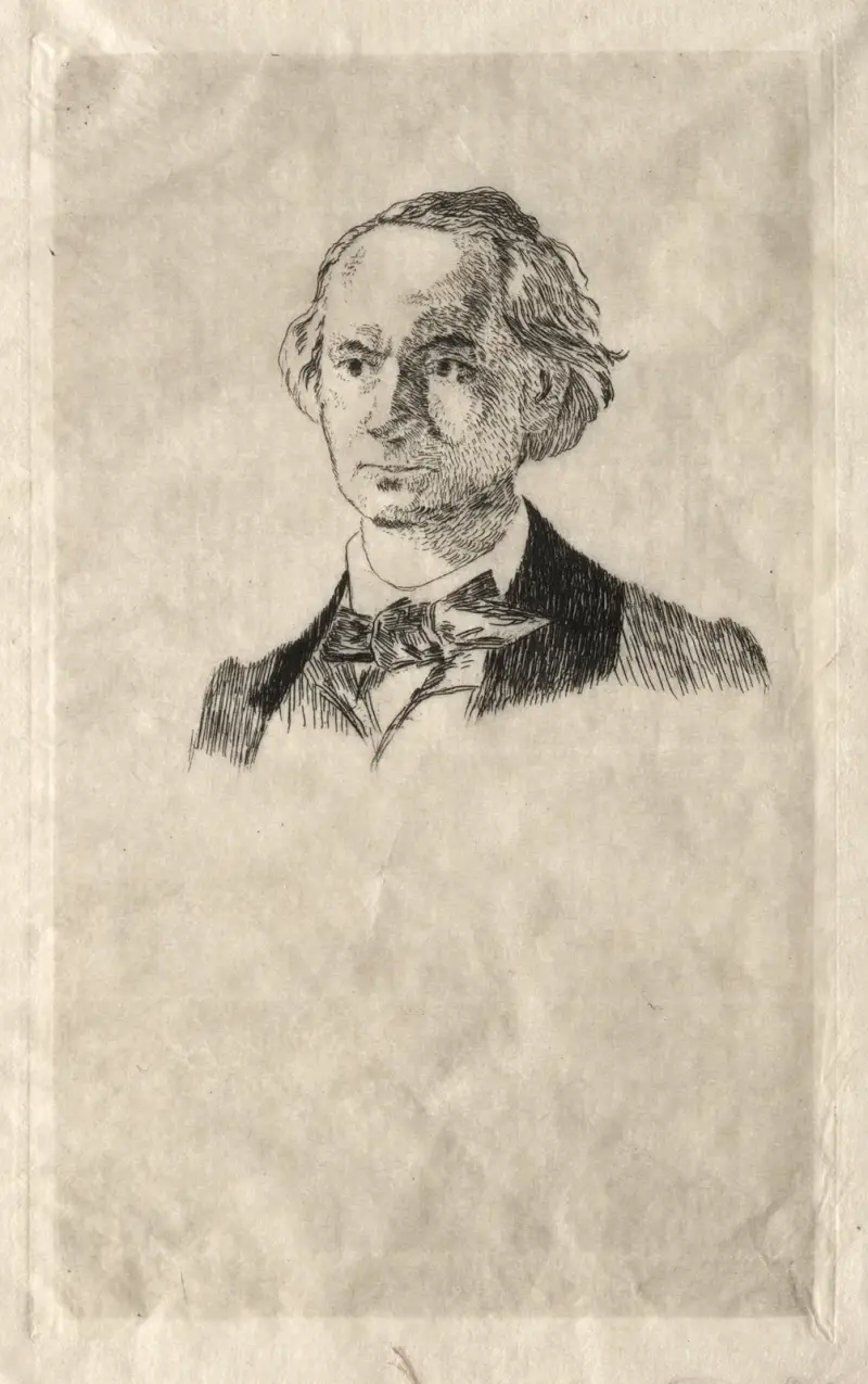 Charles Baudelaire, 1865 von Édouard Manet