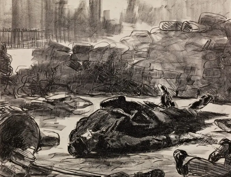Bürgerkrieg, 1871 – Nr. 2 von Édouard Manet