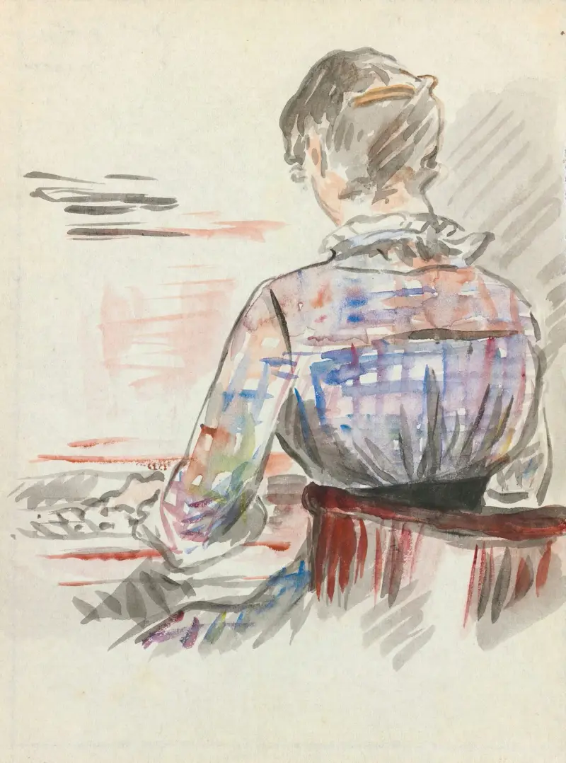 Femme Au Piano av Édouard Manet