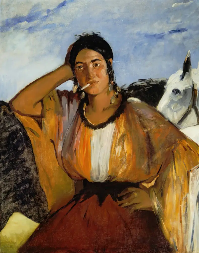 Cyganka z papierosem, Édouard Manet