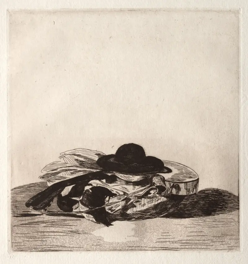 Hut und Gitarre von Édouard Manet