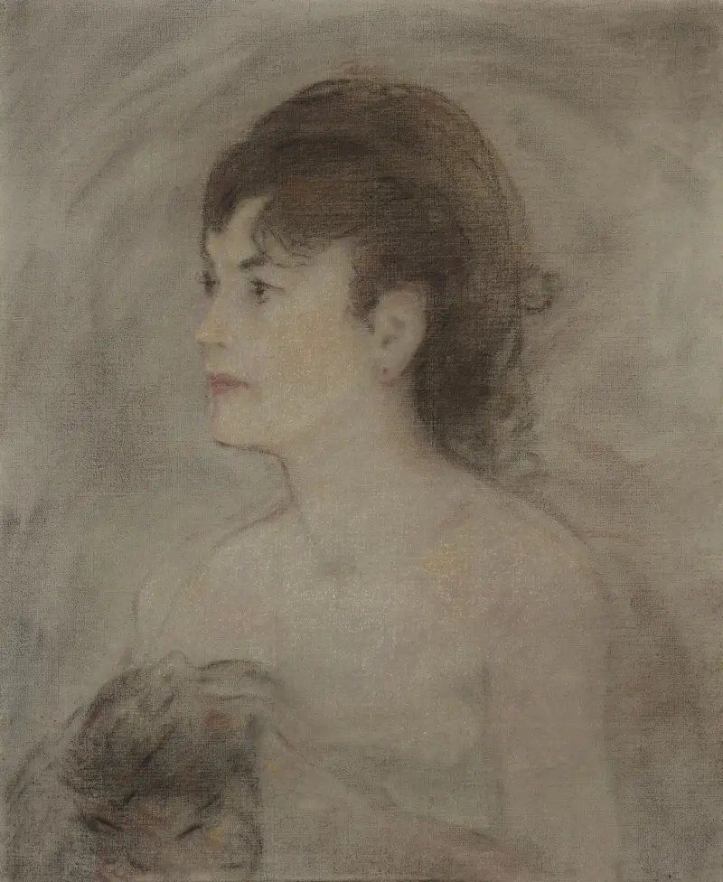 Jeune femme decolletté av Édouard Manet