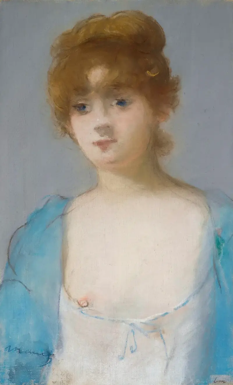 Jeune Fille En Déshabillé av Édouard Manet