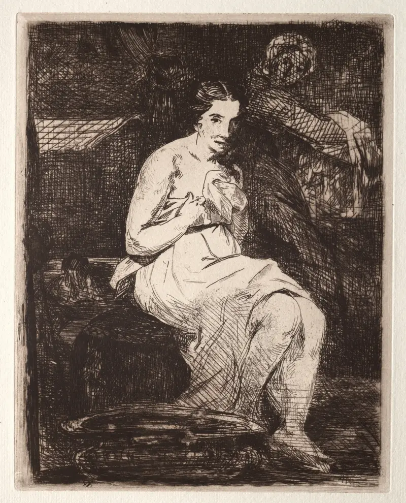 Die Toilette von Édouard Manet
