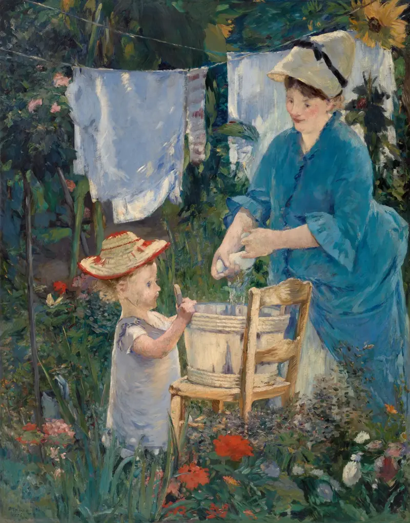 Prádlo, Édouard Manet