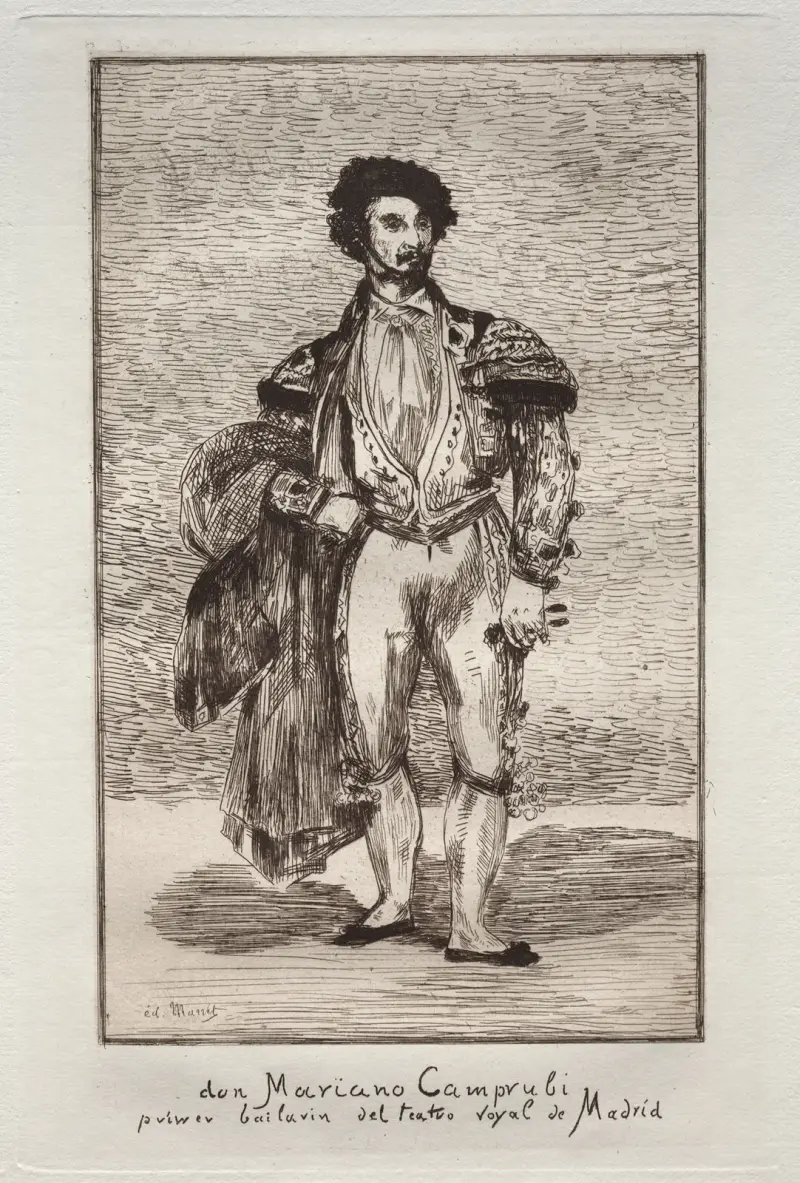 Tanečník (Don Mariano Camprubi), Édouard Manet