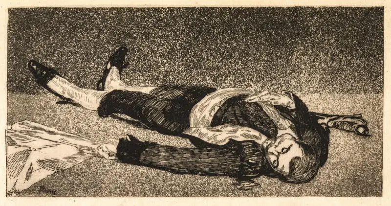 Martwy toreador, Édouard Manet