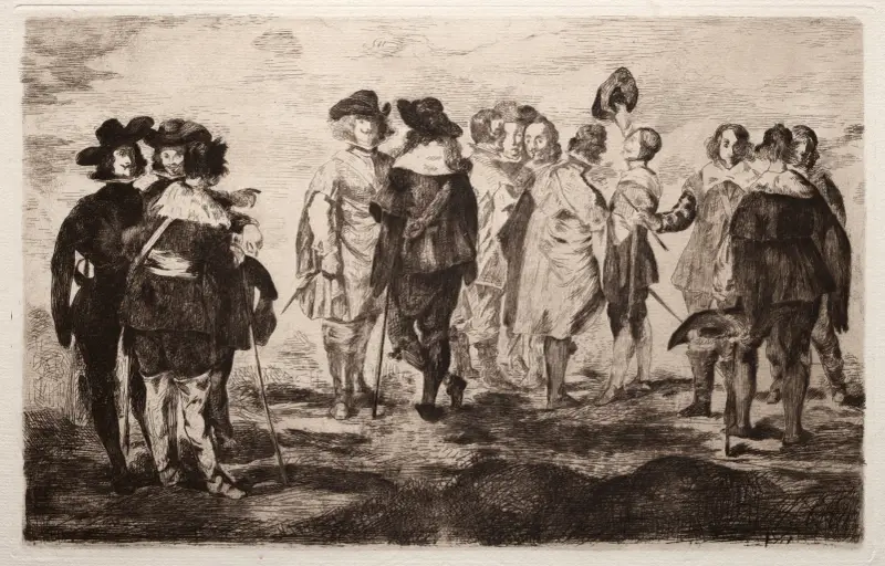 Malí jezdci, Édouard Manet