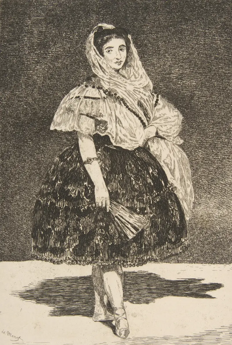 Lola de Valence, 1863 av Édouard Manet