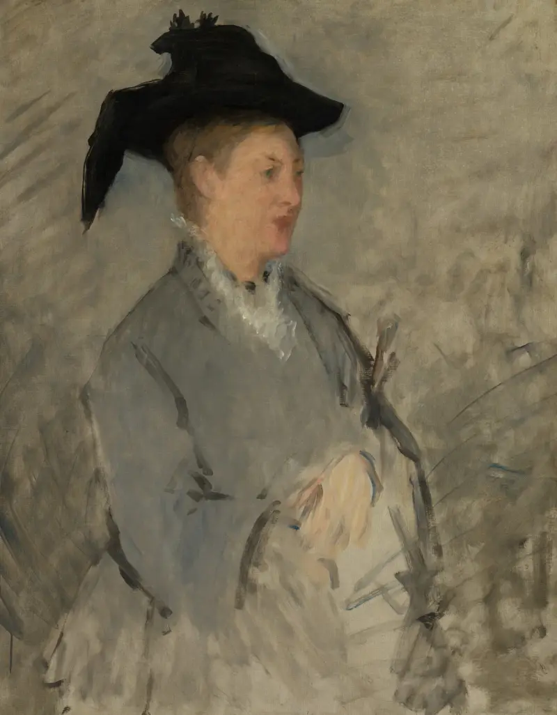 Madame Edouard Manet (Suzanne Leenhoff, 1829–1906) av Édouard Manet