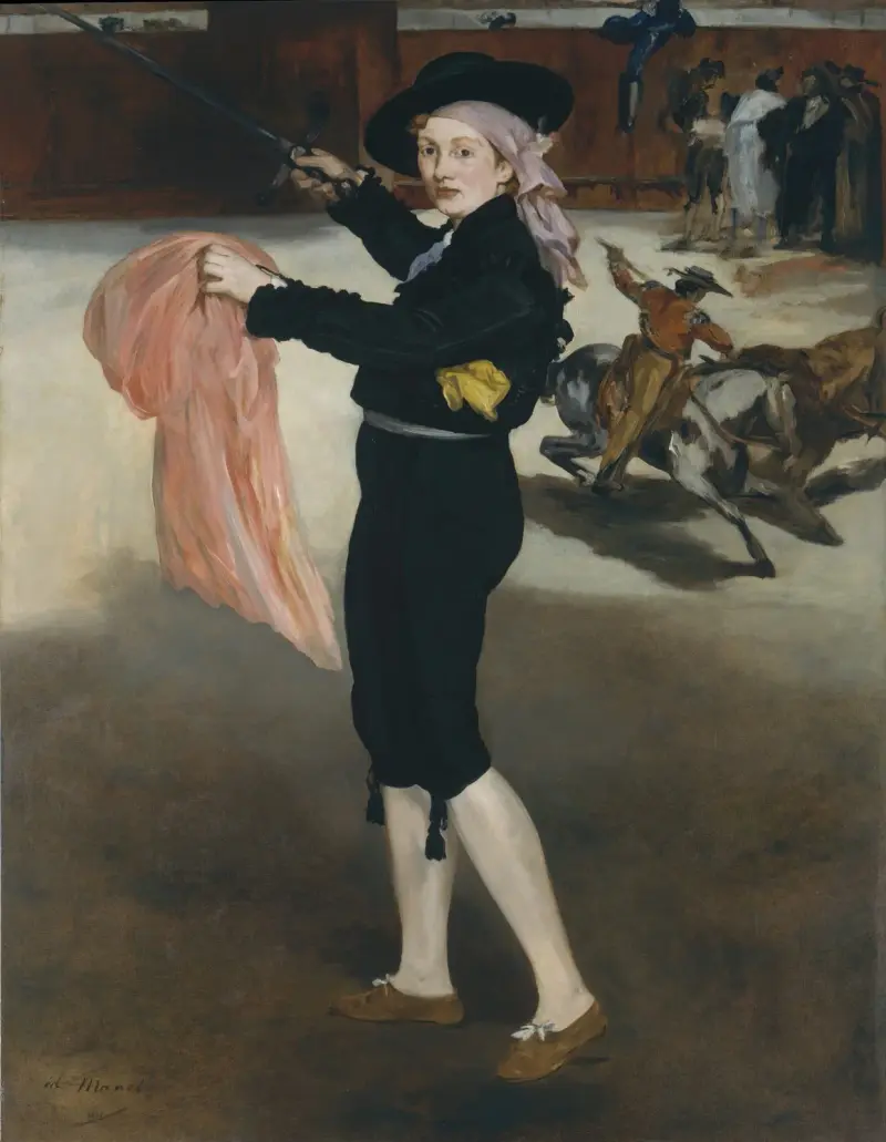 Mademoiselle V... i matadorkostym av Édouard Manet