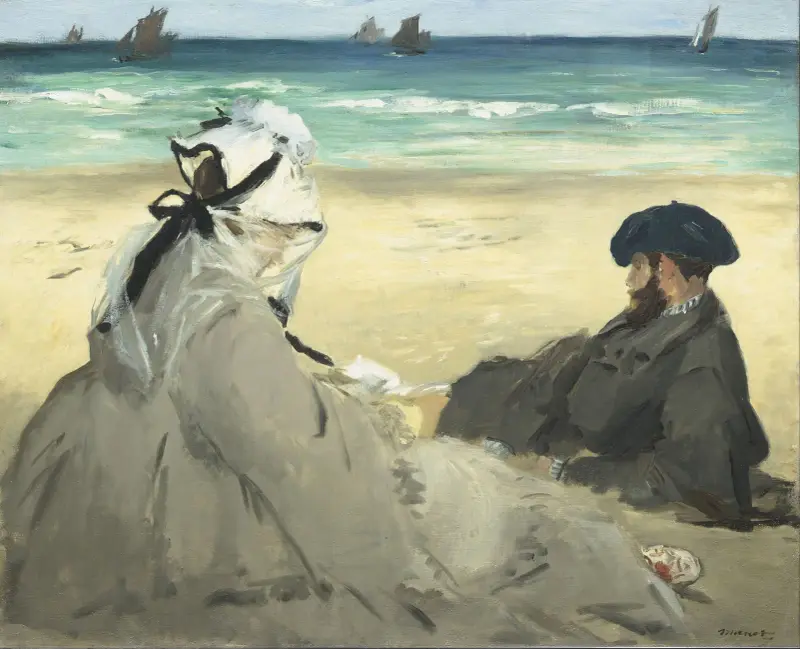 Am Strand, 1873 von Édouard Manet