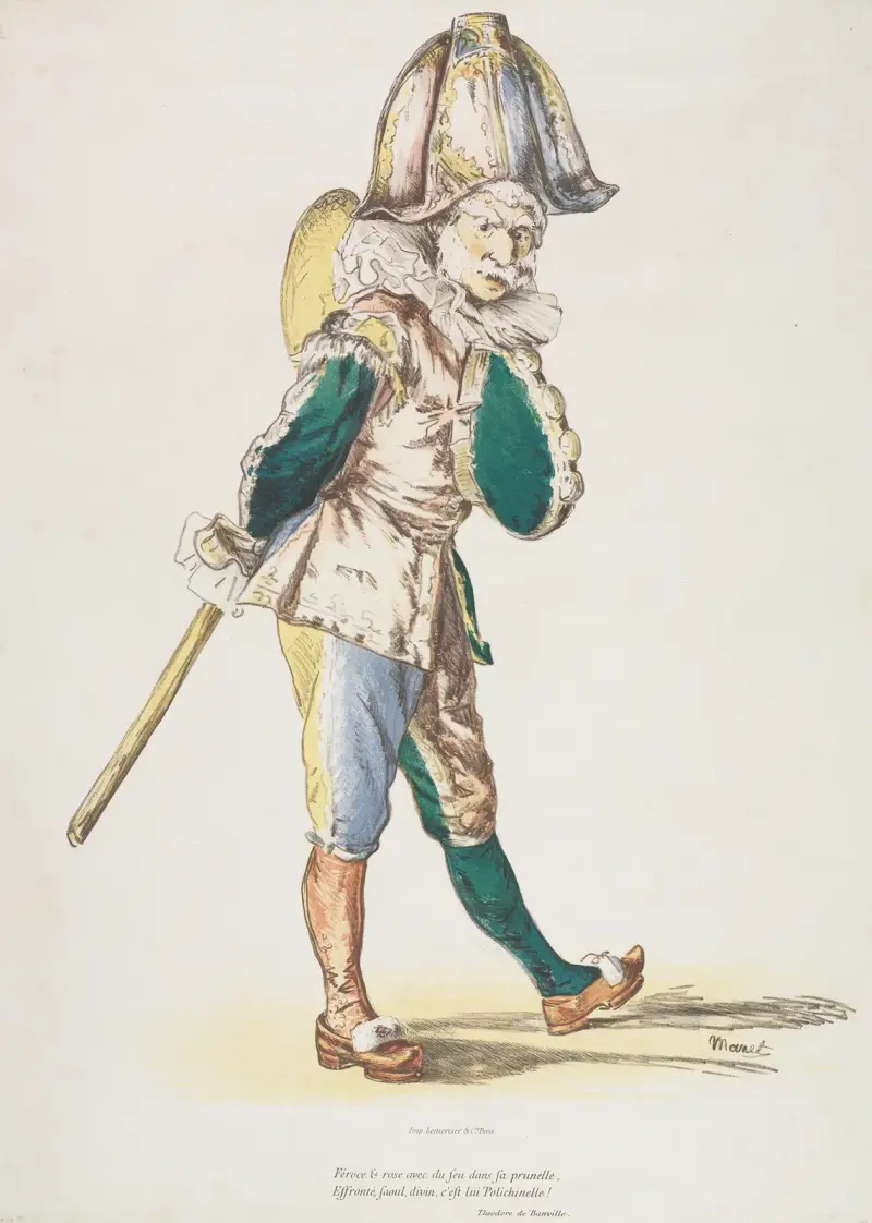 Polichinelle, Édouard Manet