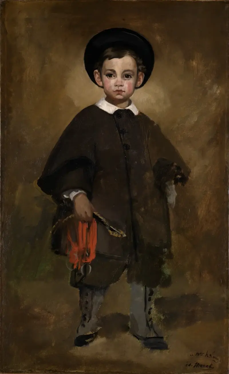 Portrait of a child av Édouard Manet
