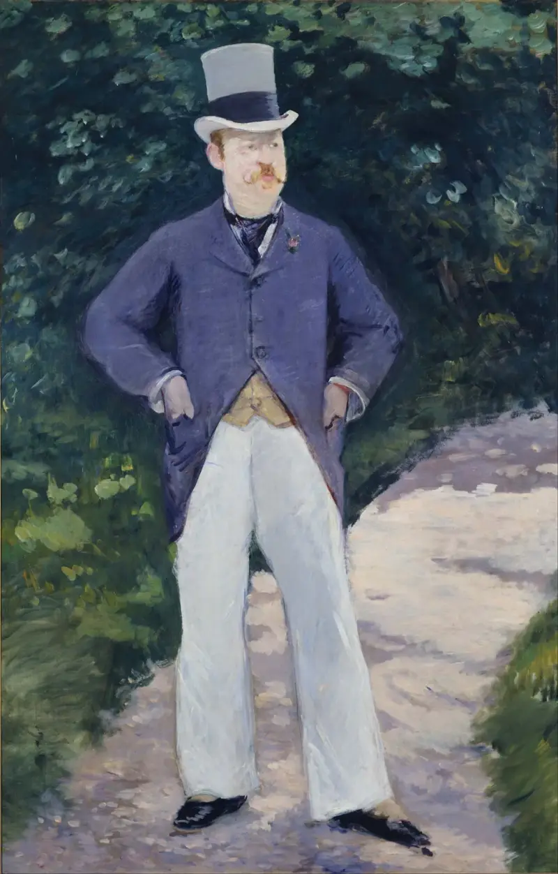 Portrait Of Monsieur Brun av Édouard Manet