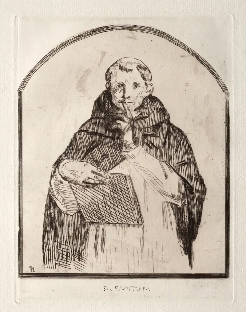 Silentium, 1860 von Édouard Manet